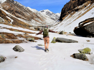 Snow trekking in Har Ki Doon