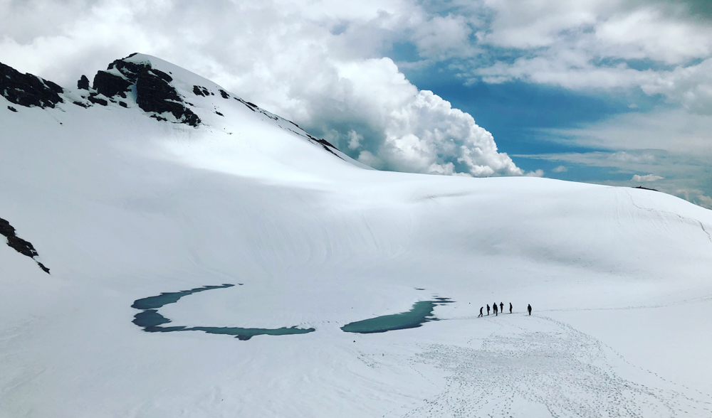 Ice Trekking Near Bhrigu Lake Trek Image