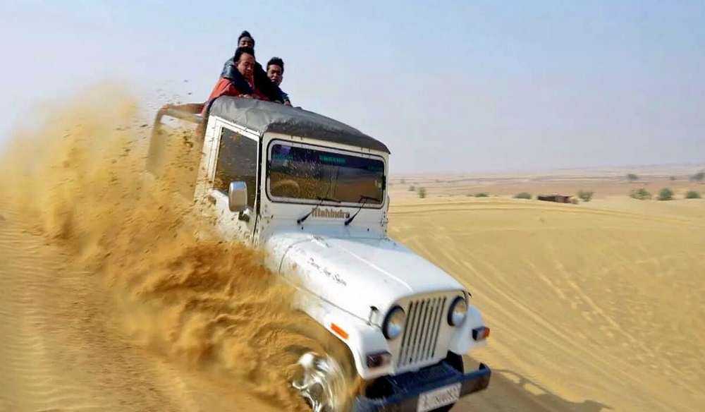 Desert White Jeep Safari in Jaisalmer - AdventuRush