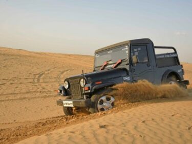 AdventuRush Desert Black Jeep Safari in Jaisalmer