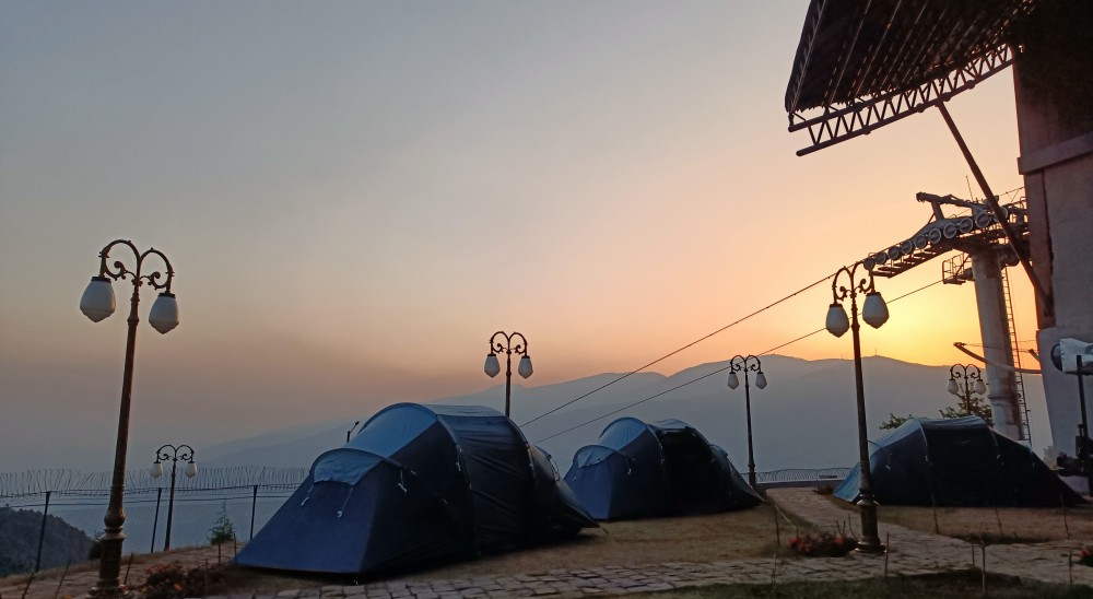 AdventuRush Camping at Patnitop Mountain Sunrise View