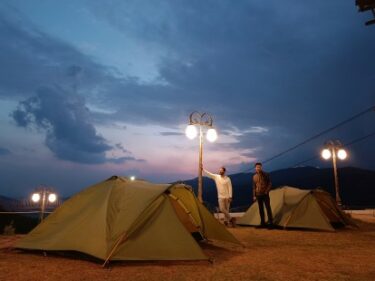 Camping at Patnitop Mountain Night View - AdventuRush